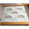 Image 1 : #549: Uncut pressed sheet of stamps. Birds: 60 X .45 = $27.00 face value.