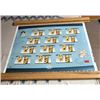 Image 1 : #554: Uncut pressed sheet of stamps. Chinese Year of the Monkey: 12 x 1.40 = $16.80 face value.
