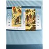 Image 3 : #554: Uncut pressed sheet of stamps. Chinese Year of the Monkey: 12 x 1.40 = $16.80 face value.