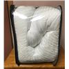 Image 3 : #558: Thick Queen bed pad for sleeping on a soft surface. Never used. Never unpackaged. Zippered con
