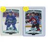 Image 1 : (2) 2019-20 Marquee Rookie Cards Makar and Hughes