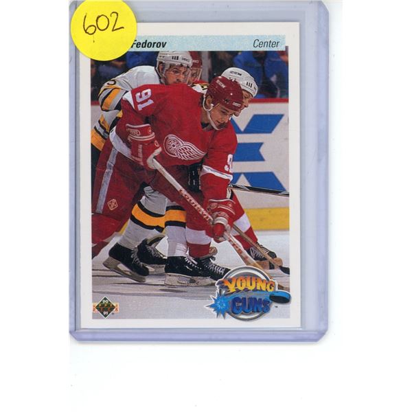 1990-91 Fedorov UD Young Guns #525