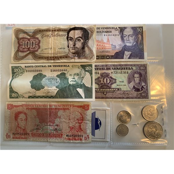 Venezuela Coins/Bills