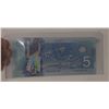 Image 2 : 2013 Canadian Five Dollar Bill.