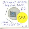 Image 1 : 2021 Germany Geiger .999 Silver