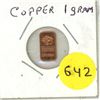 Image 1 : USA - One Gram Of Copper