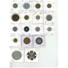 Image 1 : Foreign Curency Coins, Tokens, California Redwood Dollar, Regina Coin Club Badges, Indonesia 1964 Ba