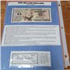 Image 2 : Binder Page Lot With over 300 Stamps, a Joke/funny, One "Million Dollar Bill" With A celebrity Face,