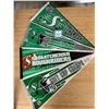 Image 1 : 4 Rider Pennants including 1989 and 2007 Grey Cup ones