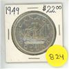 Image 1 : 1949 Canada Silver One Dollar Coin.