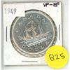Image 1 : 1949 Canada Silver One Dollar Coin.