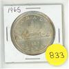 Image 1 : 1965 Canada Silver One Dollar Coin.