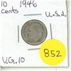 Image 1 : 1946 U.S.A. Ten Cents Coin.