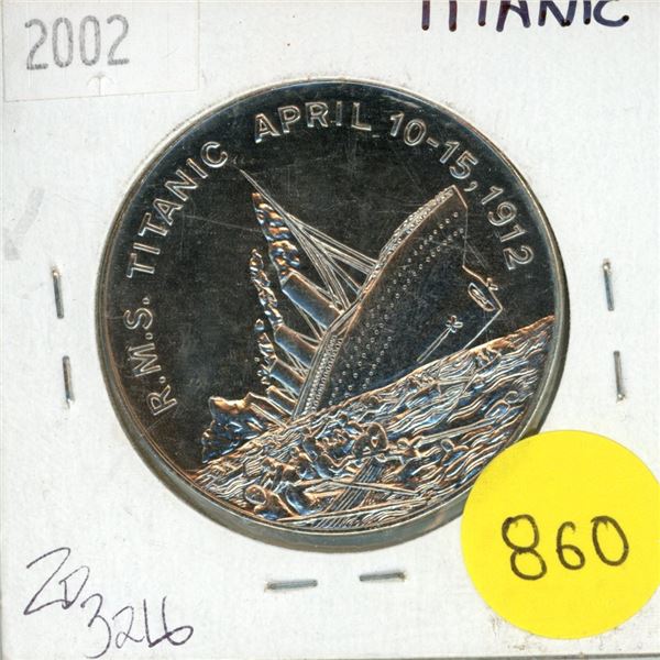 R.M.S. Titanic April 10-15, 1912 Coin.