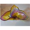 Image 3 : Carnival Glass Fruit Bowl, Rainbow Art Glass Bowl