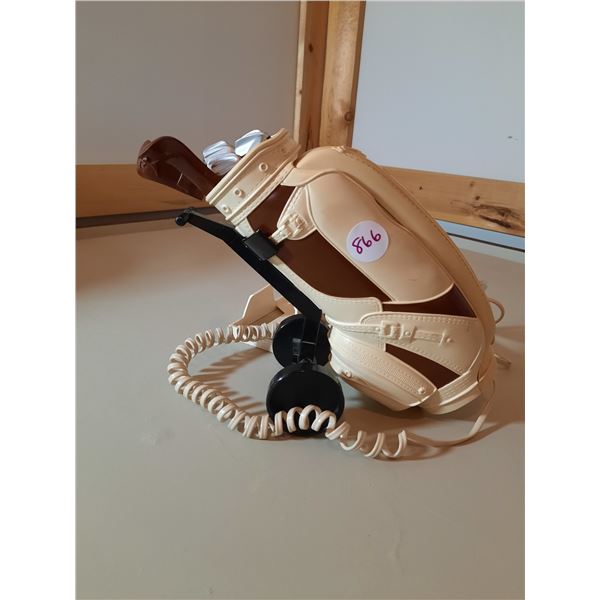 Vintage Golf Bag Telephone