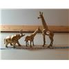 Image 1 : Large Brass Elephant & Giraffes