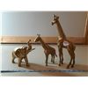 Image 2 : Large Brass Elephant & Giraffes