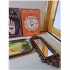 Image 3 : Ornate Mirror, Coke Tray, Zodiac, Palmistry Wall Hangings