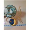 Image 3 : Heavy Sun & Moon Wall Hanging, Partylite Moon Wall Hanging