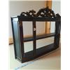 Image 2 : Plastic Shelf, Painted Black with Gold Detail