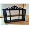 Image 3 : Plastic Shelf, Painted Black with Gold Detail