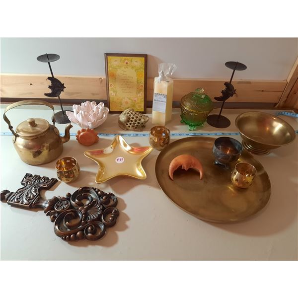 Various Celestial, Brass Items