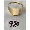 Image 5 : 920 – 10K Gold men’s Signet Ring 7grams