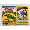 Image 1 : 923 – Reprint Action Comics #1 and Superman #1 comic books