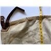 Image 3 : 936 – WWII 1941 vintage military canvas and leather large duffle bag