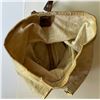 Image 8 : 936 – WWII 1941 vintage military canvas and leather large duffle bag