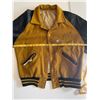 Image 4 : 938 – 1950’s Vintage Varsity Jacket wool and leather size medium