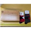 Image 1 : Team canada socks and wood sorting box- 13' by 7" by 3"H