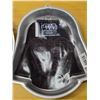 Image 3 : 3 cake pans- dinosaur, darth vader, go team