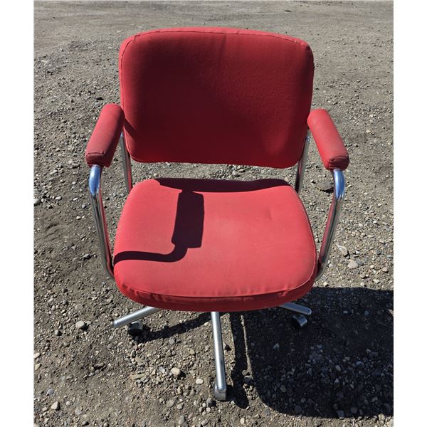 Red Office Chair. (Height 40')