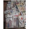 Image 2 : Box of Vintage Sewing Patterns.