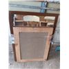 Image 1 : Lot of rectangular mirror with a substantial wooden frame\antique wooden frame