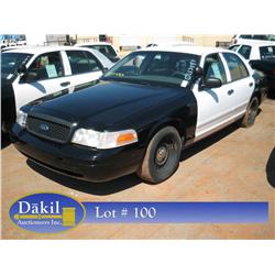 2001 FORD CROWN VIC POLICE CAR,