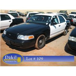 1999 FORD CROWN VIC POLICE CAR,