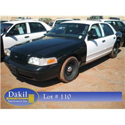 1999 FORD CROWN VIC POLICE CAR,