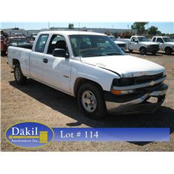 2000 CHEVROLET C1500 EXT CAB,