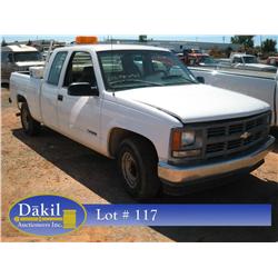 1998 CHEVROLET C-1500 EXT CAB,