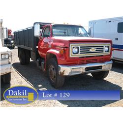 1977 CHEVROLET C60 DUMP TRUCK,