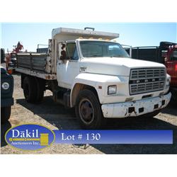 1984 FORD F700 DUMP TRUCK,
