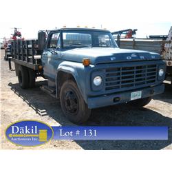 1979 FORD F600 RAIL BED,