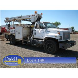 1991 GMC TOPKICK 2 TON DIESEL DIGGER DERRICK
