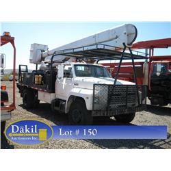 1986 FORD F700 BUCKET TRUCK,