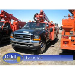 2001 FORD F550   BUCKET TRUCK,