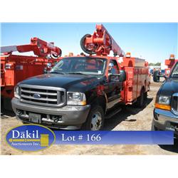 2004 FORD F-550 XL SUPERDUTY BUCKET TRUCK,