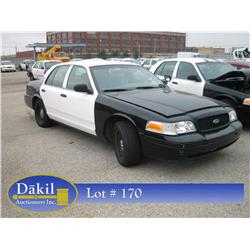 2002 FORD CROWN VIC POLICE CAR,